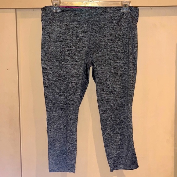 Zone Pro capri work out pants / leggings size XL Grey & Black - Picture 1 of 5